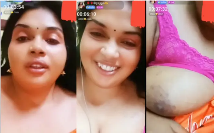 Tamil Gorgeous Hottie Roja Boobs Show